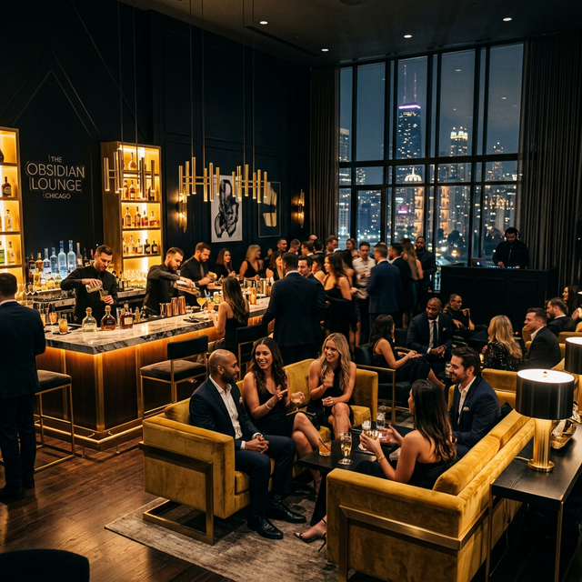 Luxury private event setup at The Catherine near Chicago